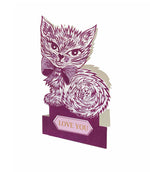 Love You Kitty Card