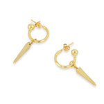 Luca Charm Gold Earrings