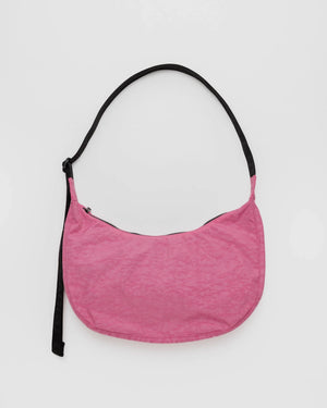 Baggu Medium Nylon Crescent Bag - Azalea