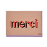 Merci Foiled Card