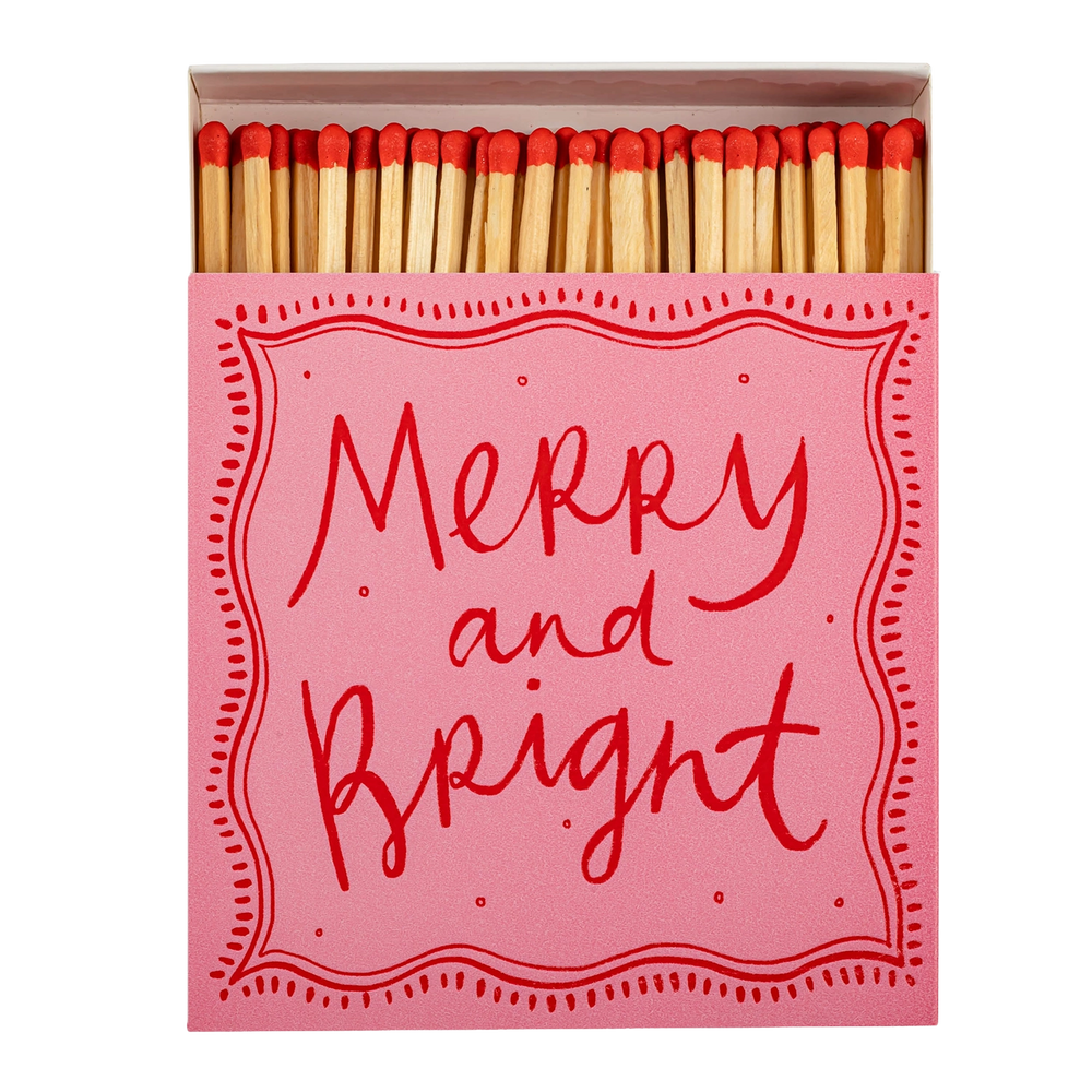 Merry and Bright Luxury Matchbox