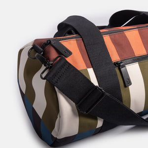 Stripe Barrel Gym Bag