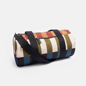 Stripe Barrel Gym Bag