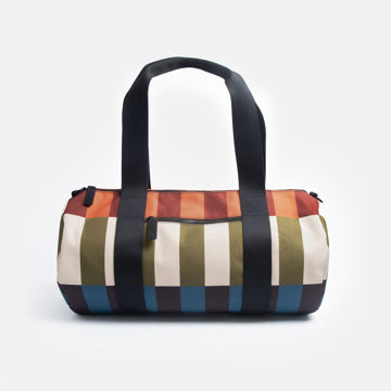 Stripe Barrel Gym Bag