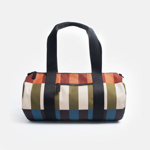 Stripe Barrel Gym Bag