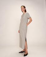 Rosalie Long T-Shirt Dress - Grey