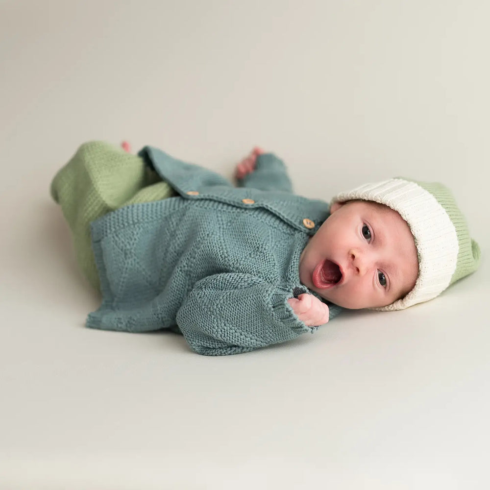 Mint Bi-Colour Hat - Organic Cotton