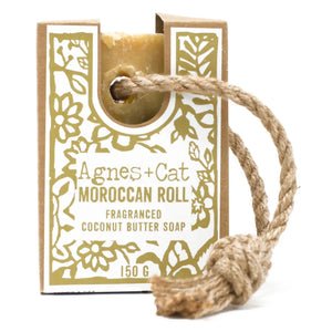 Soap on a Rope - Moroccan Roll  150g