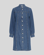 MSCH Elena Shirt Dress - Mid Blue