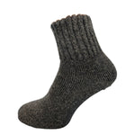 Dark Grey Thick Wool Blend Men's Socks Size 7-11