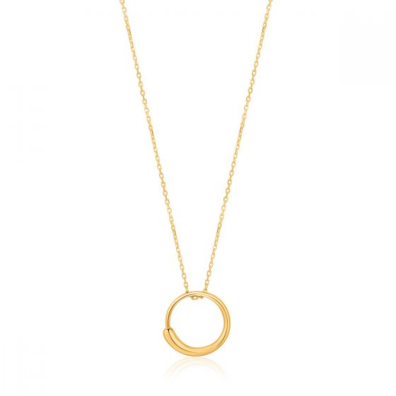Gold Luxe Circle Necklace
