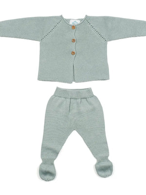 Mint Baby 2 Piece Outfit - Organic Cotton - 3/6 Months