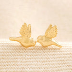 Delicate Bird Stud Earrings
