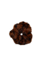 Brea Faux Fur Scrunchie - Mocca