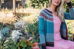 Alpine Cardigan Old Rose