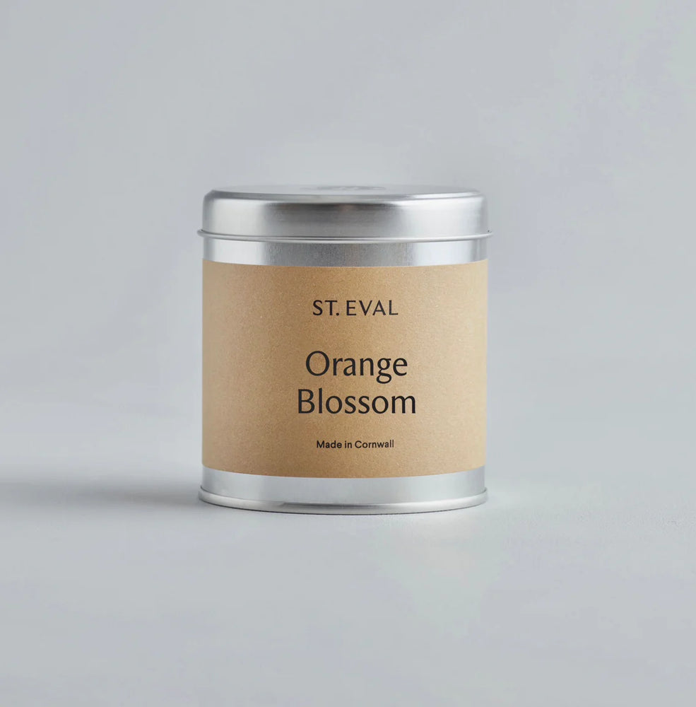 Orange Blossom Scented Tin Candle