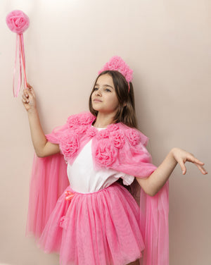 Pink Ruffle Flower Tutu