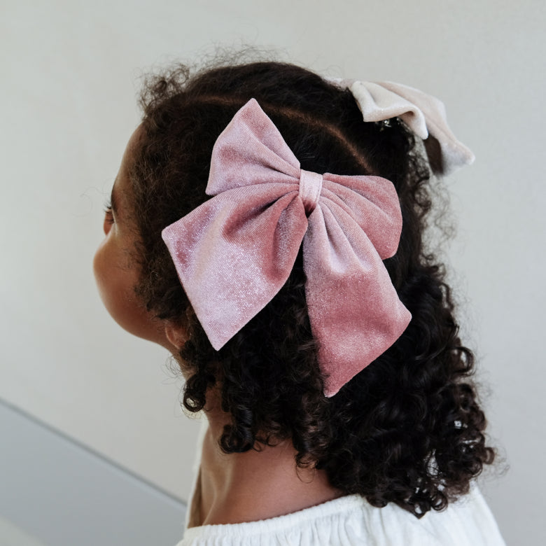 Agnes Oversized Velvet Bows (2 Pack)