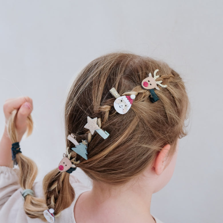 Santa and Rudolf Mini Clips