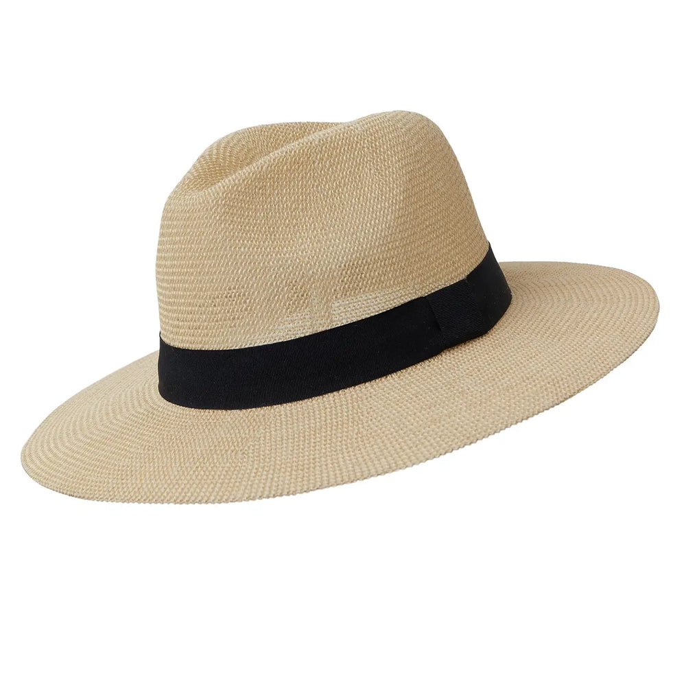 Copy of Panama Hat - Natural Paper with Black Band