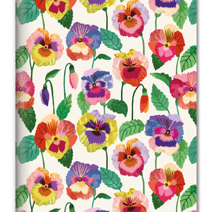 Brie Harrison Notebook - Pansies