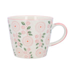 Pink Daisy Stoneware Mug