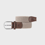 Elastic Woven Belt - Sandy Beige Size 1