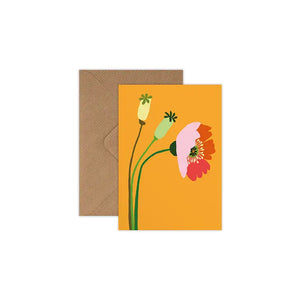 Brie Harrison Greetings Card - Poppies