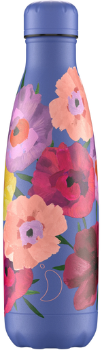 500ml Floral Maxi Poppy Chillys Bottle