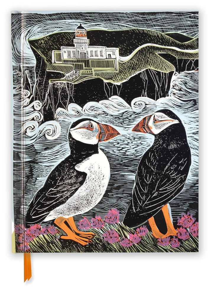 Angela Harding Fair Isle Puffins Foiled Sketch Book