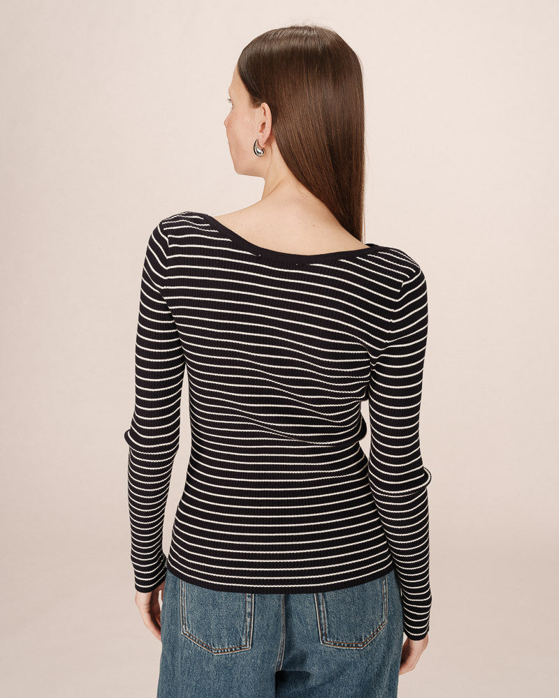 Samedi Jumper - Marine Stripe