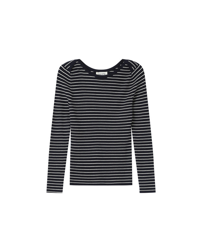 Samedi Jumper - Marine Stripe