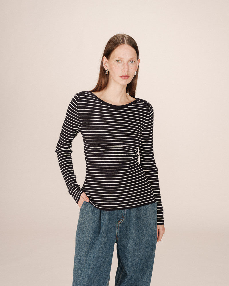 Samedi Jumper - Marine Stripe