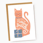 Purrfect Birthday Pink Cat Card