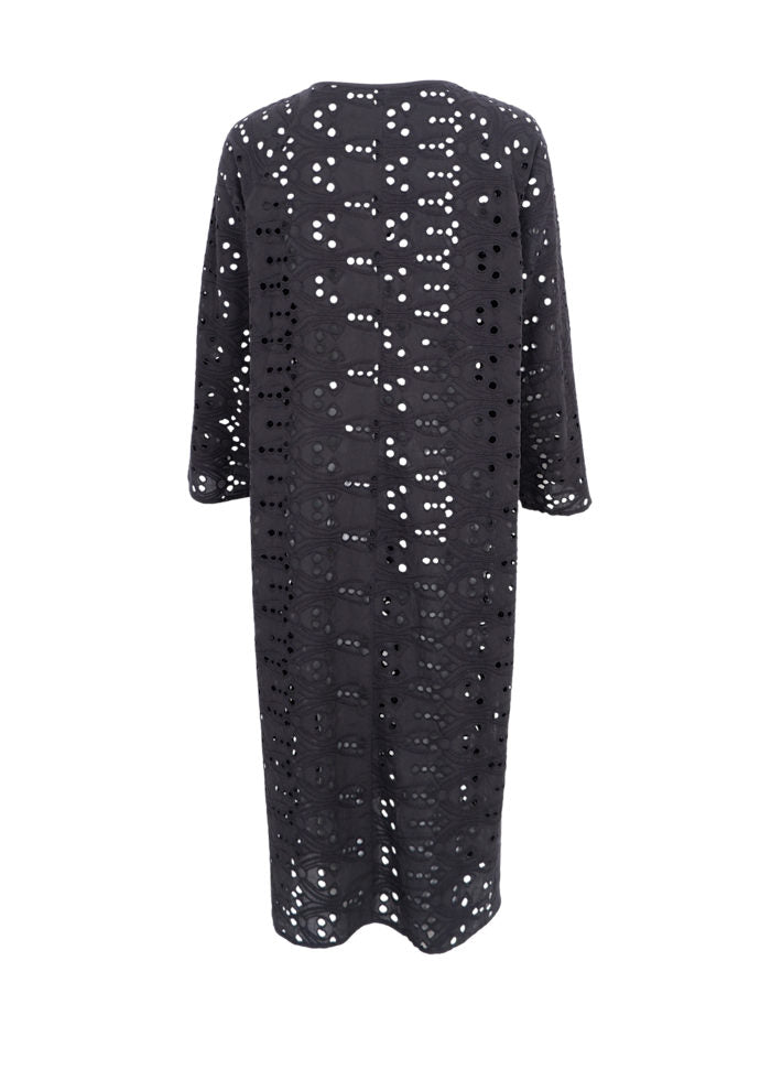 Helena Cotton Dress - Black