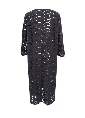 Helena Cotton Dress - Black