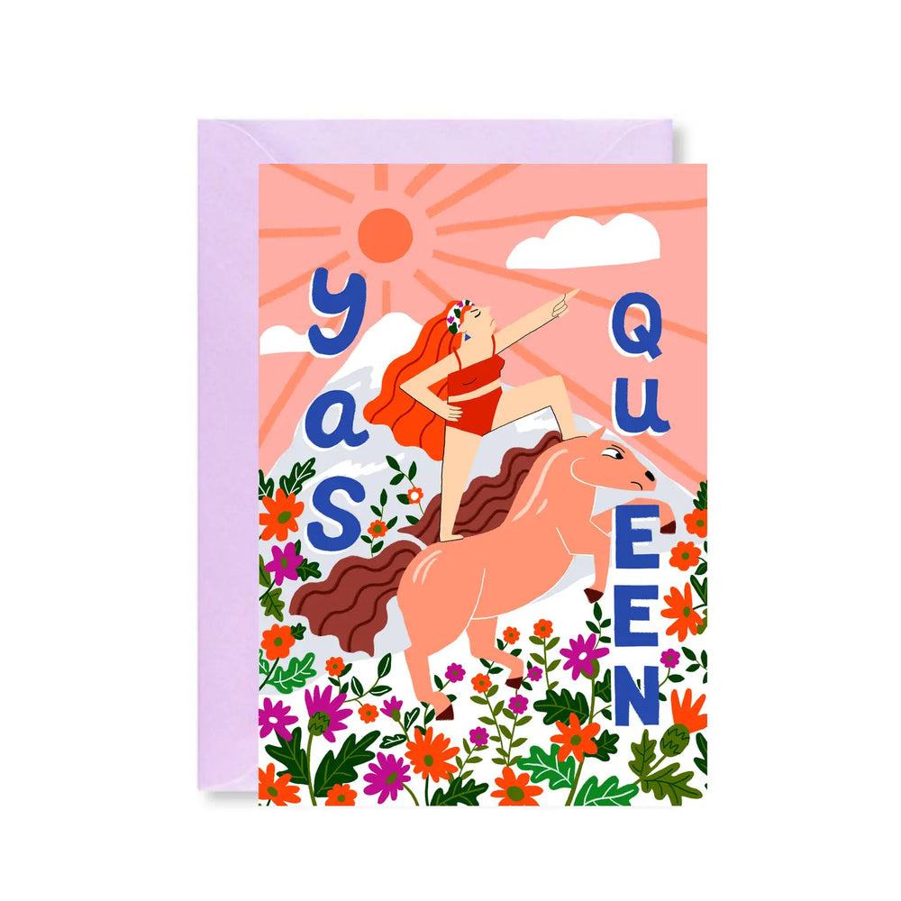 Yas Queen Birthday Card