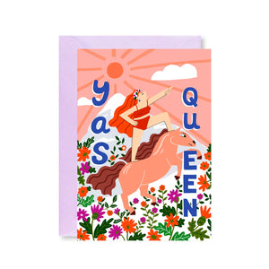 Yas Queen Birthday Card