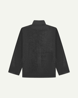 Men's Organic Buttoned Cord Overshirt - Charcoal
