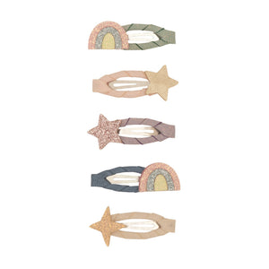 Rainbow and Star Mini Clic Clacs