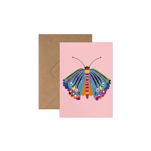 Brie Harrison Greetings Card - Rainbow Butterfly