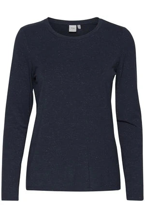 Rebel T Shirt - Total Eclipse V Neck Long Sleeve
