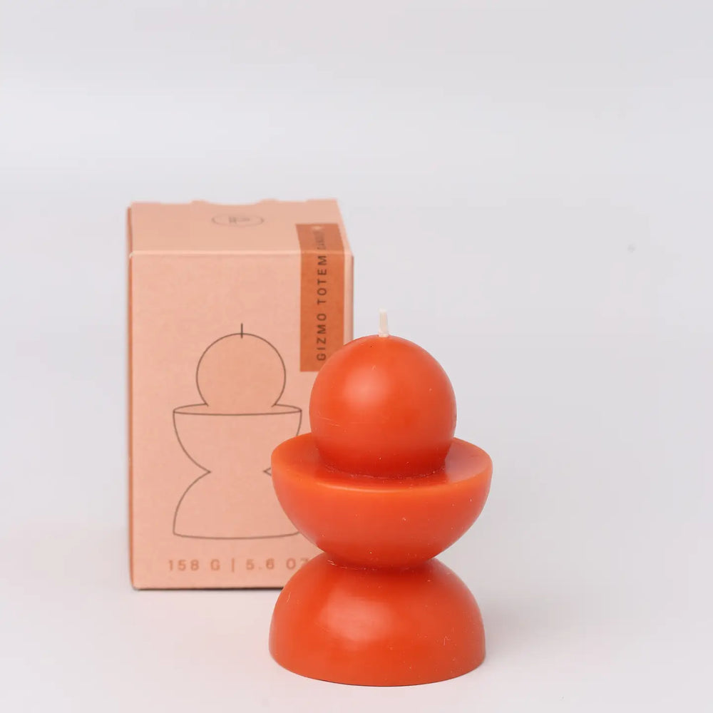Paddywax Totem Candle - Red Orange - Gizmo