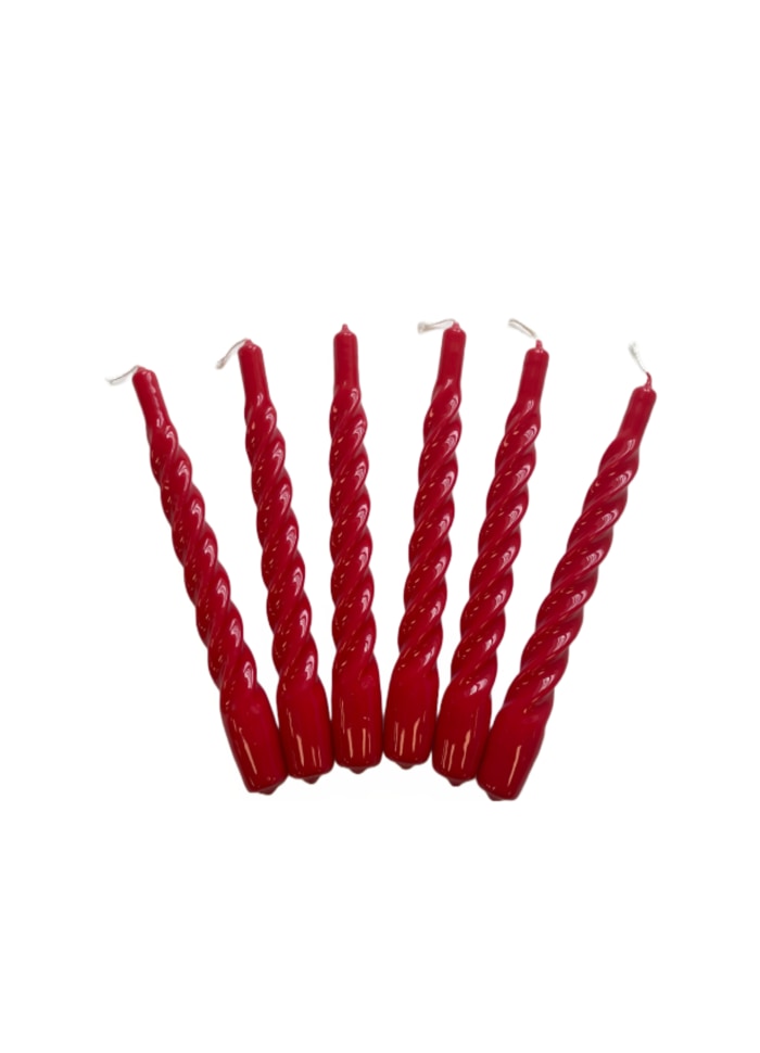 Twist Lacquered Candle - 21cm