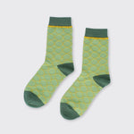 Retro Ring Socks - Green