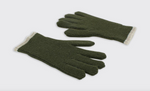 Men's Ribbed Gloves - Green