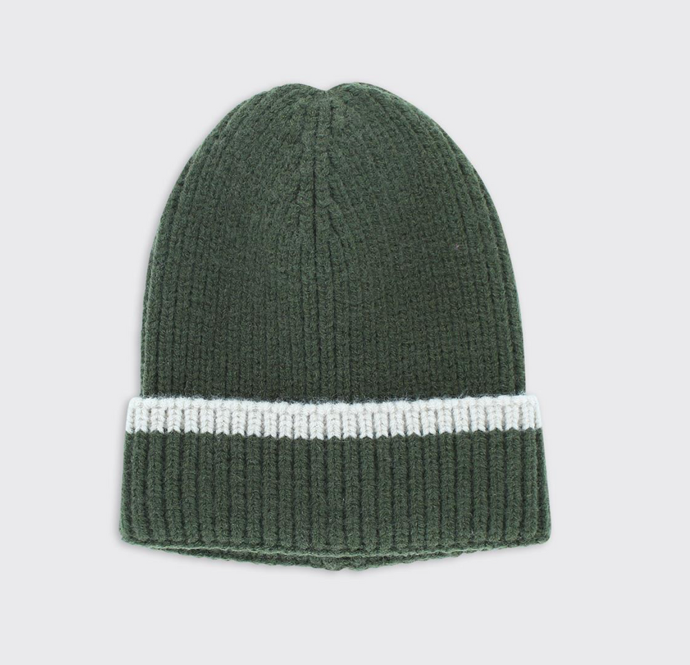Men's Ribbed Hat - Green