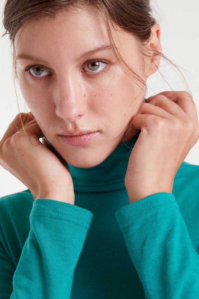 Jersey Long Sleeve T Shirt - Green