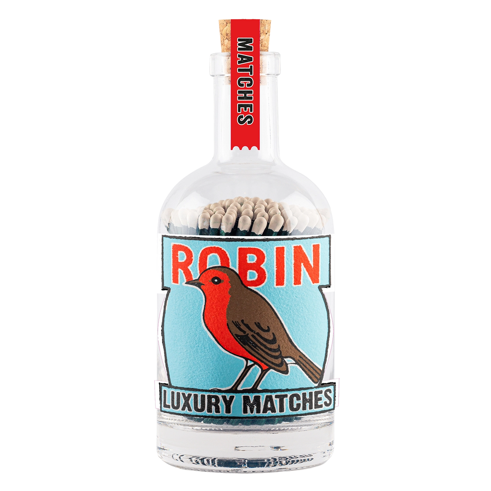 The Robin Luxury Matches in a Bottle