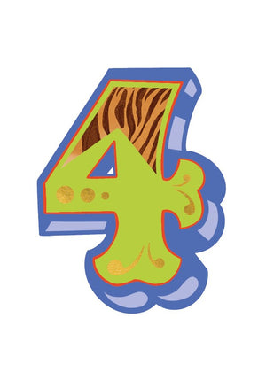 Roll Up! Roll Up! Number Card - Age 4
